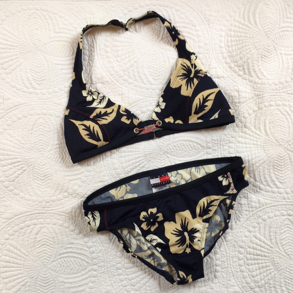 Tropical Floral Print Bikini